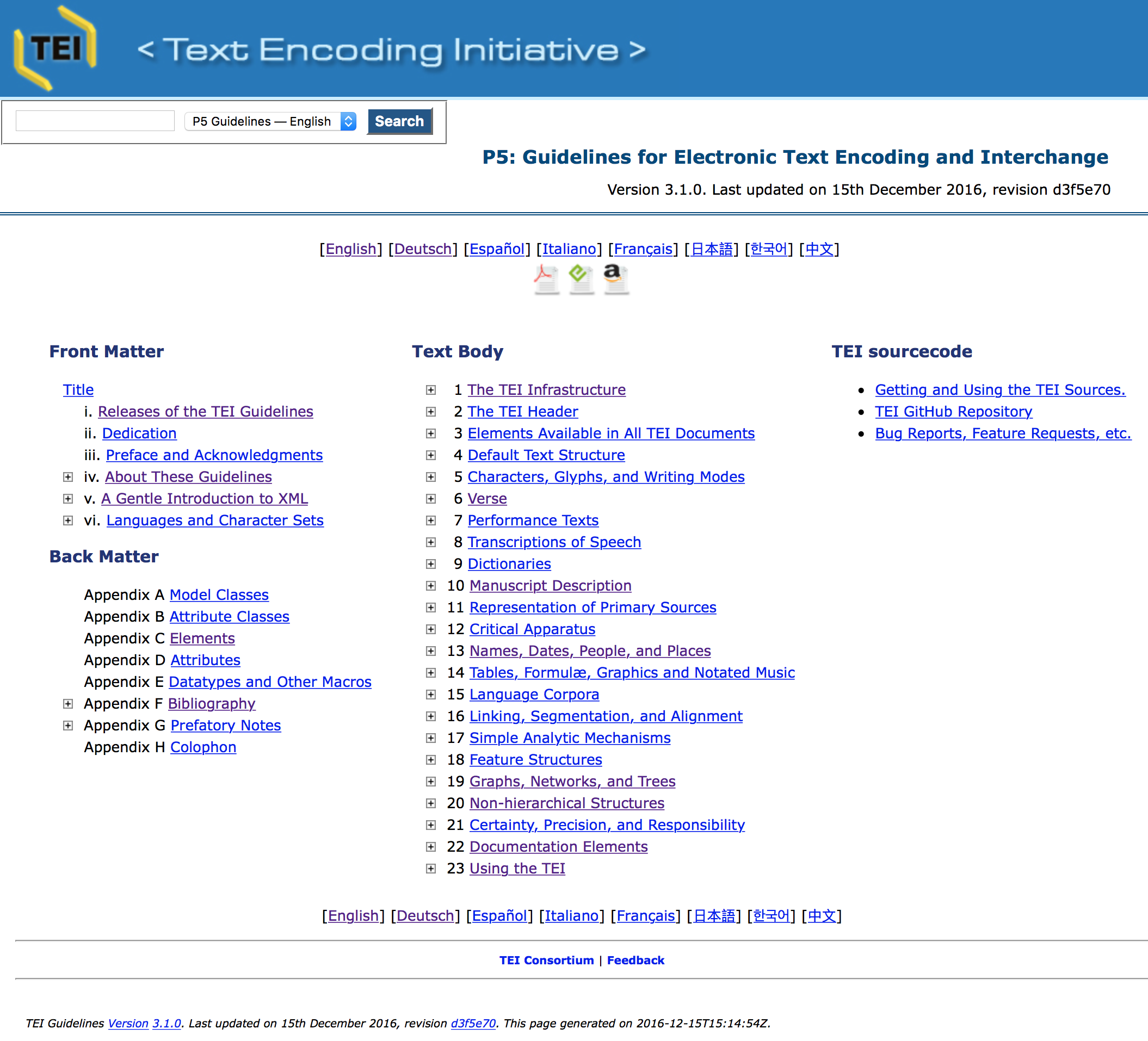 tei guidelines