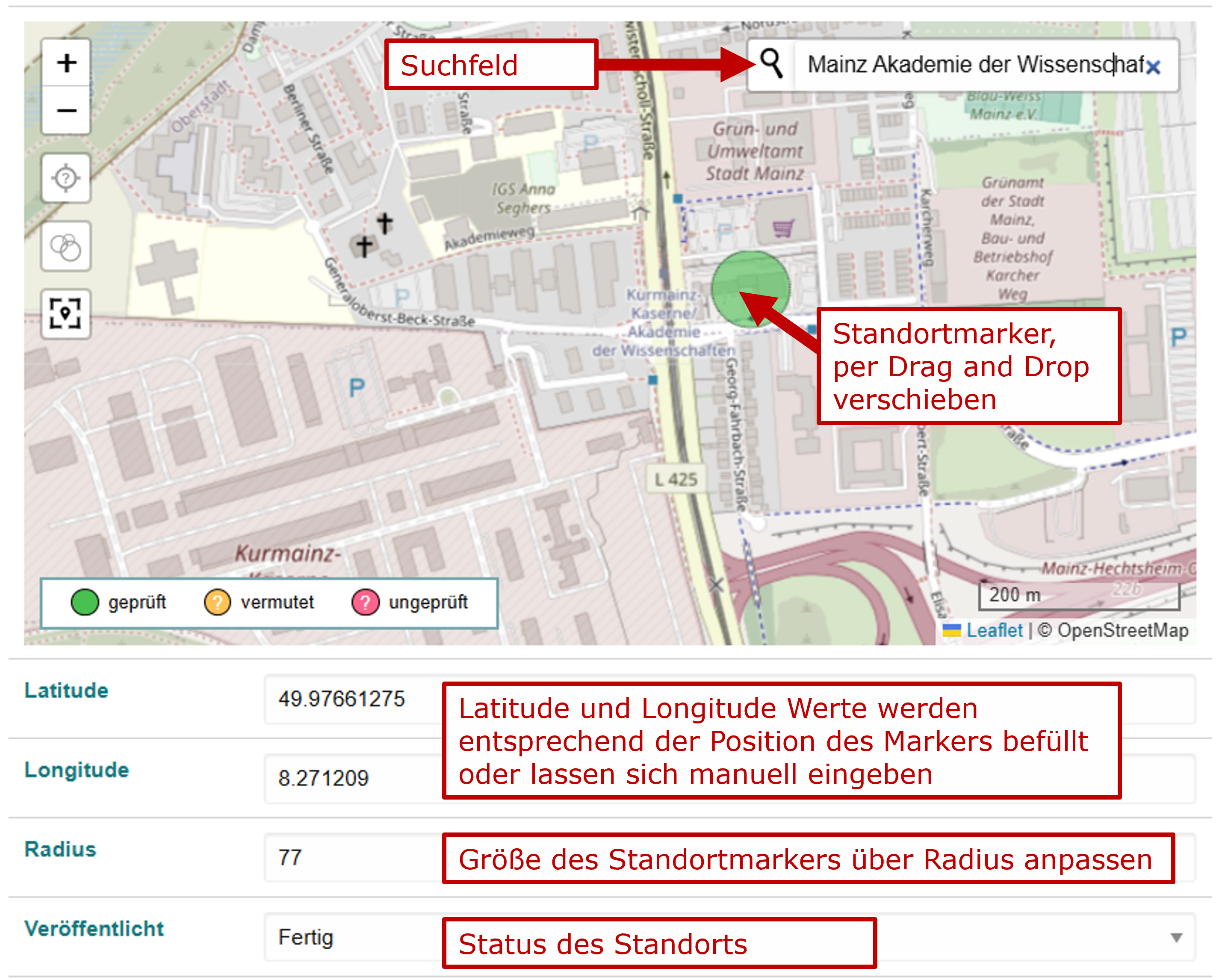 Epigraf geolocation editing
